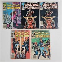 KITTY PRYDE & WOLVERINE COMIC BOOKS 1, 4, 4, 5, 6