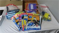 large lot of Rokenbok building blocks and manuals