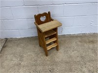 Pine Doll High Chair