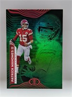 2022 Panini Illusions Green SP Patrick Mahomes 44