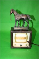 Horse TV Light/Clock - Works