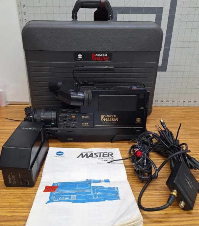 Vintage Minolta master 2100 series-v Vhs video