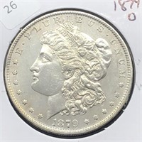 1879 O MORGAN DOLLAR  AU