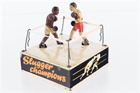 Tin Litho Slugger Champions Boxing Toy