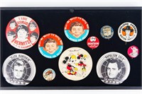 Cowboy and Other Vintage Pin Backs