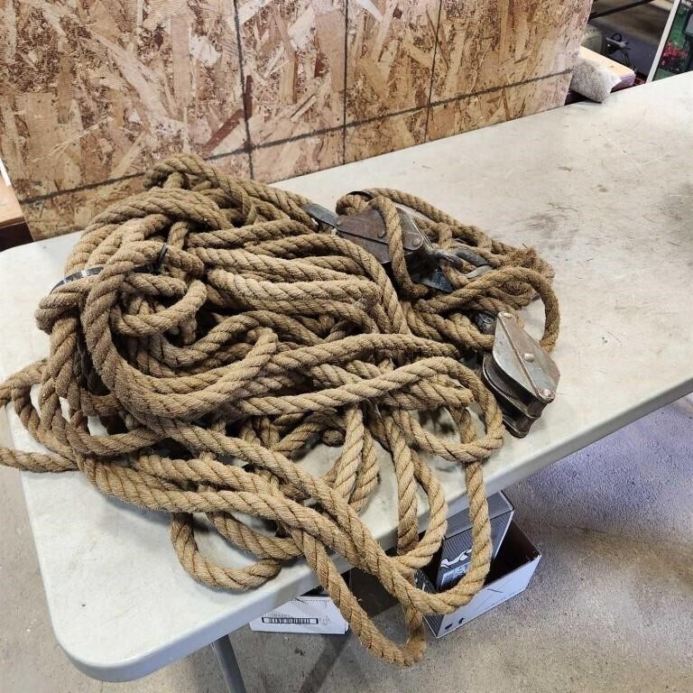 1" Sisal Rope Tackle