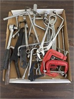 Miscellaneous clamps, ratchets, wrenches
