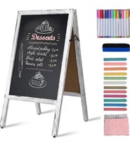 Chalkboard Signs Tabletop 34x18 Rustic A-Frame Cha