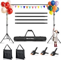 Open Box 6.5ft x 10ft Photo Backdrop Stand Kit Pho