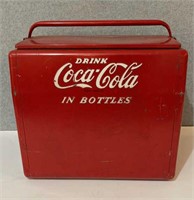 Vintage metal Coca Cola cooler