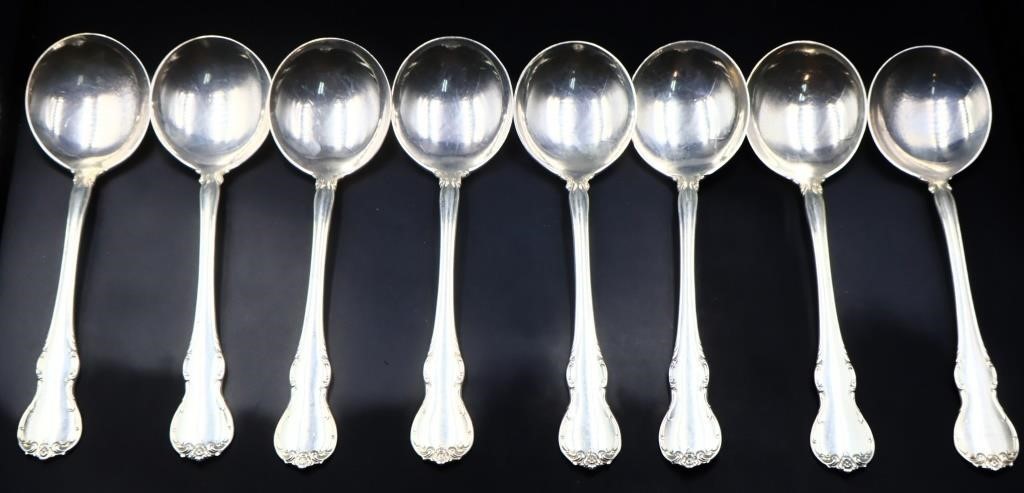 10.8oz Towle French Provincial sterling spoons