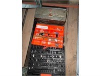 Sockets, Empty Tool Box, B&D Hand Drill