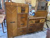 WATERFALL DRESSER & CEDAR LINED WARDROBE