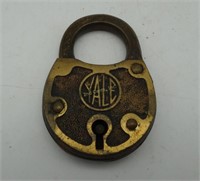 Vintage Yale & Towne Brass Lock Padlock