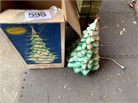 Vintage Christmas Tree - Plastic (Carport)