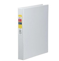 BOX OF 12 1" 3-Ring Economy View Binder - White