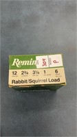 Remington 12 Gauge 2.75” Rabbit//Squirrel Load -