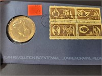 Commemorative Coin And Stamps American-