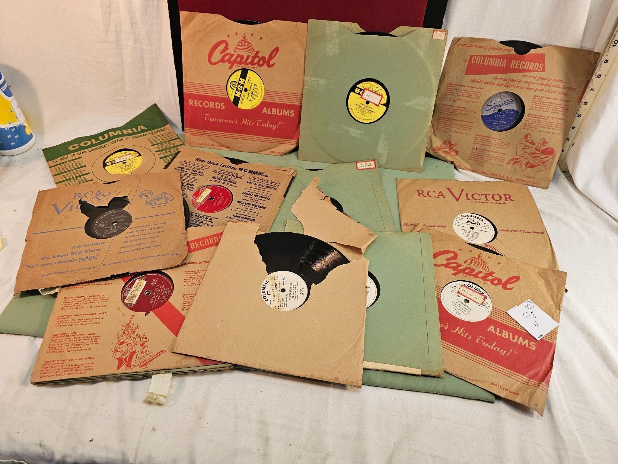 VINTAGE 78 RPM RECORDS