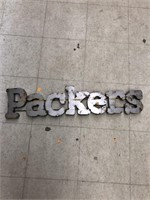 Packers Metal Sign Approx 34x8