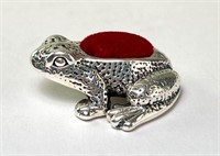 Sterling Silver Frog Pin Cushion 7 Grams Unique