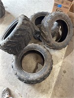 4 set of 14” tires at26x10-14 atv tires