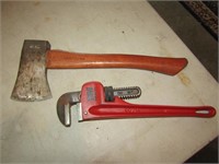 hatchet & pipewrench