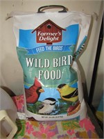 full bag of bird food