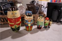 RUSSIAN VINTAGE NESTING DOLLS