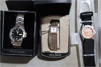 PULSAR & UT WATCHES NEW OLD STOCK