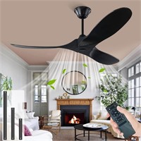 52'' Black Ceiling Fan