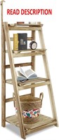 Ladder Shelf  Folding 4-Tier Natural