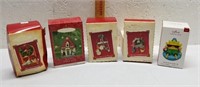 5 Hallmark Ornaments- Winter Garden  Service