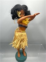 Vintage hula girl doll