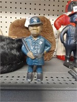 Black Americana Policeman Cast Dime Bank