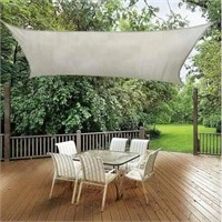 New Shade Sail Almond Rectangle 8 ft. x 12 ft.