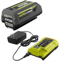 40V Lithium-Ion 4.0 Ah Battery and Charger