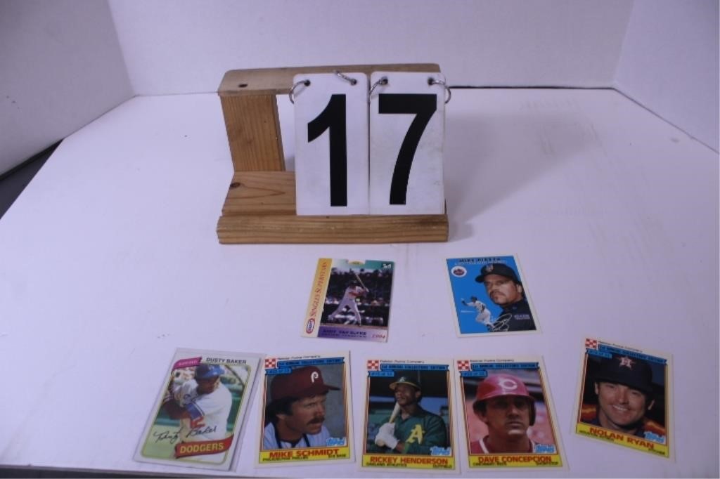 7 Baseball Cards