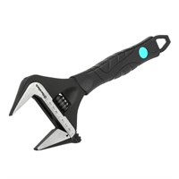 DURATECH 10-Inch Adjustable Wrench, Wide Jaw Openi