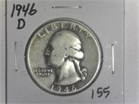 1946-D Washington Quarter