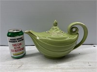 Hall green porcelain tea pot