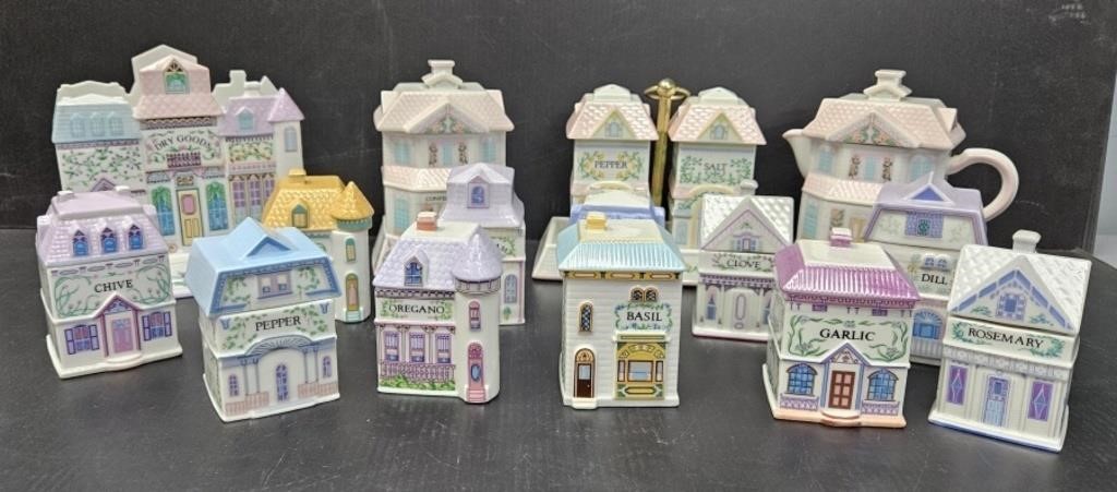 The Lenox Village Porcelain Lot Collection