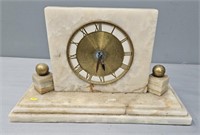 Marble Westclox Clock Art Deco