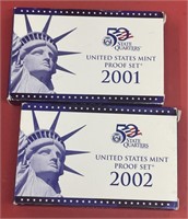 (2) 10 Coin Proof Sets: