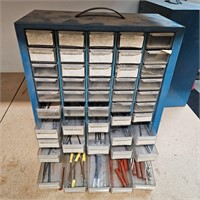 Blue organizer w/ connector pins (1)