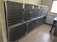 Shor-Line KCMO 10 Bay Stainless Kennel