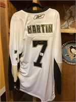 MARTIN SIGNED JERSEY REEBOK NUMBER 7