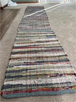 104 inch rag rug runner