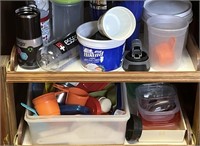 Tumblers & plastic storage