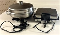 Vintage waffle maker/counter skillet
